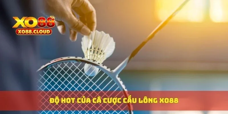 Cá Cược Cầu Lông tại XO88 – Tỷ Lệ Đẹp, Cơ Hội Thắng Cực Cao 2 Độ hot của cá cược cầu lông XO88
